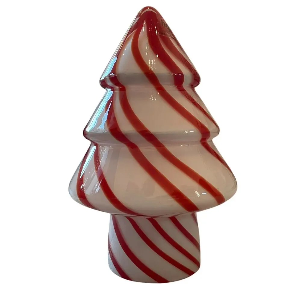Hand Blown Art Glass CHRISTMAS Tree 10